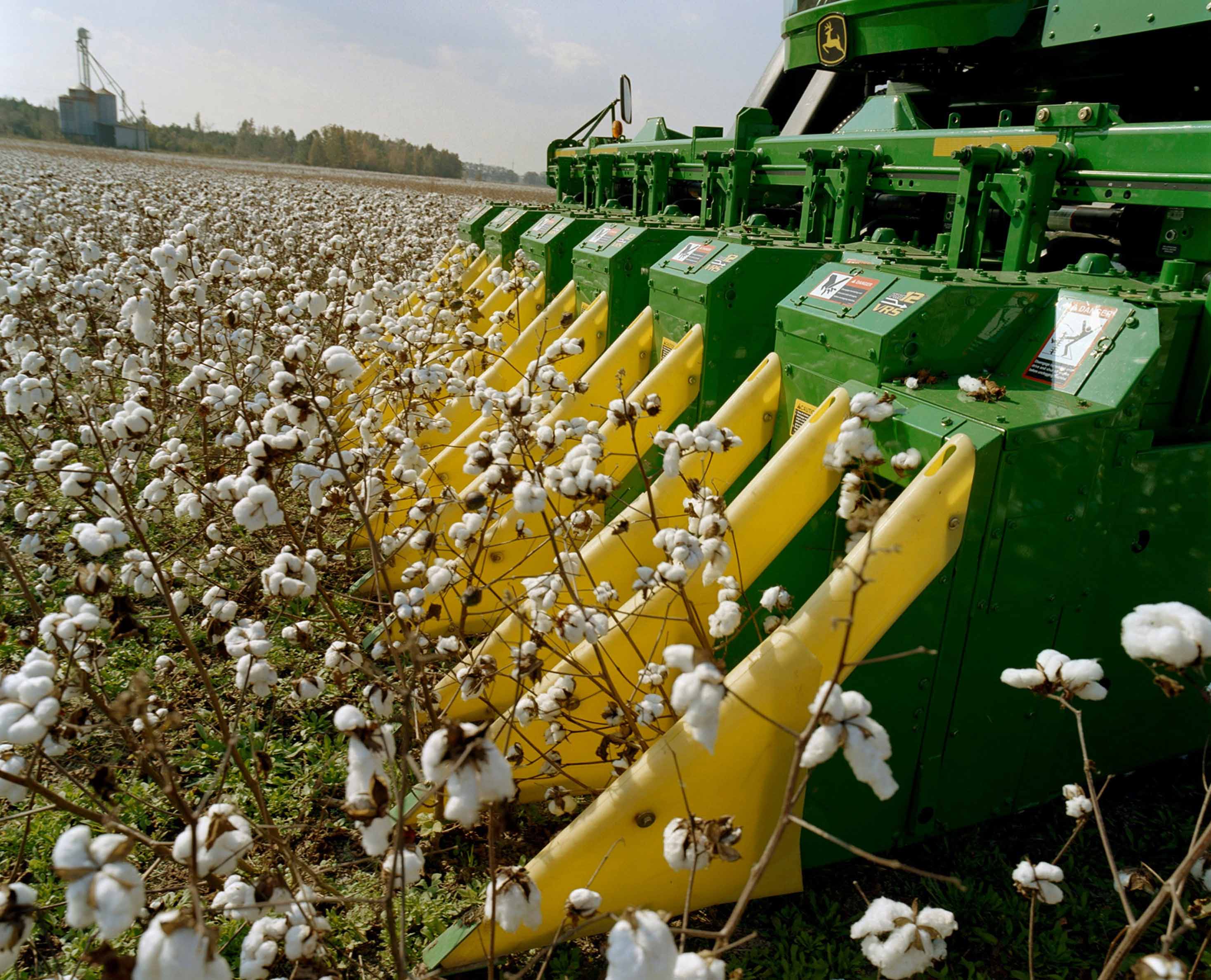 John Deere cotton picker